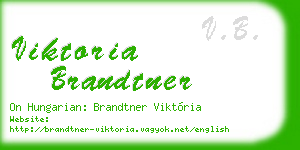 viktoria brandtner business card